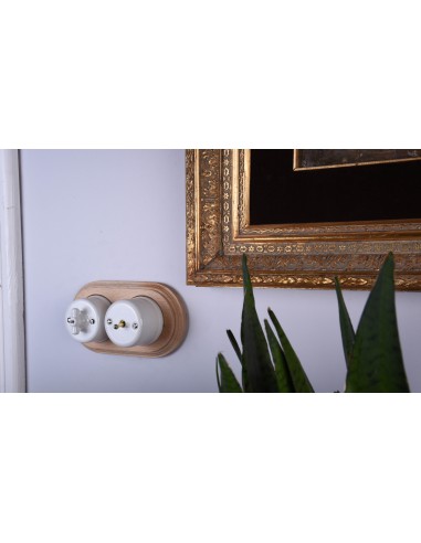CERAMIC SURFACE-MOUNTED LEVER BELL BUTTON
