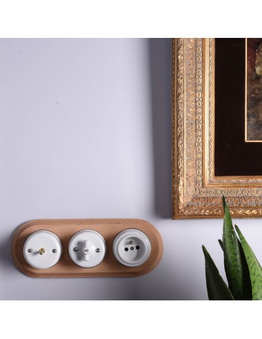 CERAMIC SURFACE-MOUNTED LEVER BELL BUTTON