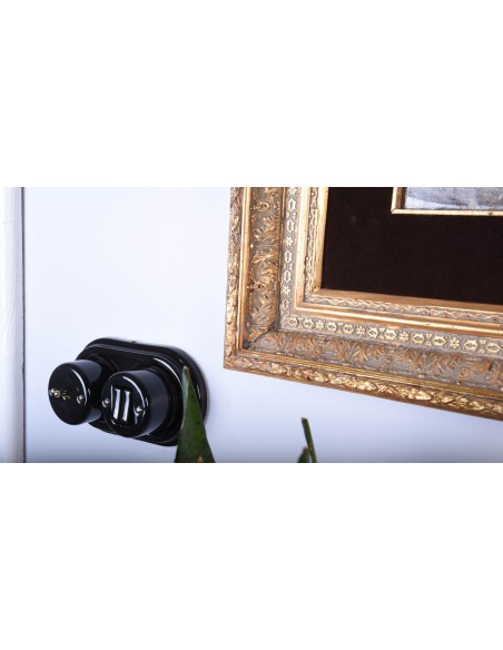 RETRO LOFT CERAMIC SWITCH CONTROLING BLINDS