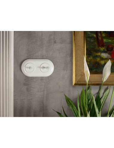 LOFT DOUBLE FRAME 156x85mm WHITE JLM