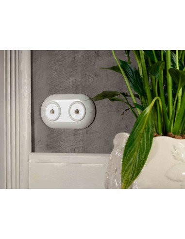 LOFT DOUBLE FRAME 156x85mm WHITE JLM