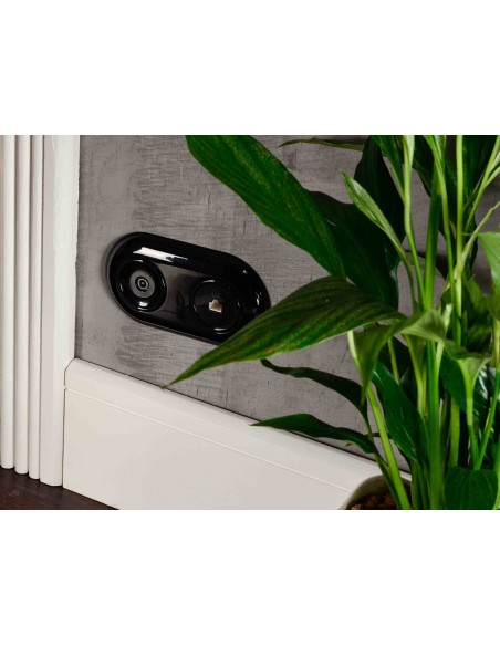 TOMA LOFT 230V SCHUKO NEGRA JLM SIN MARCO