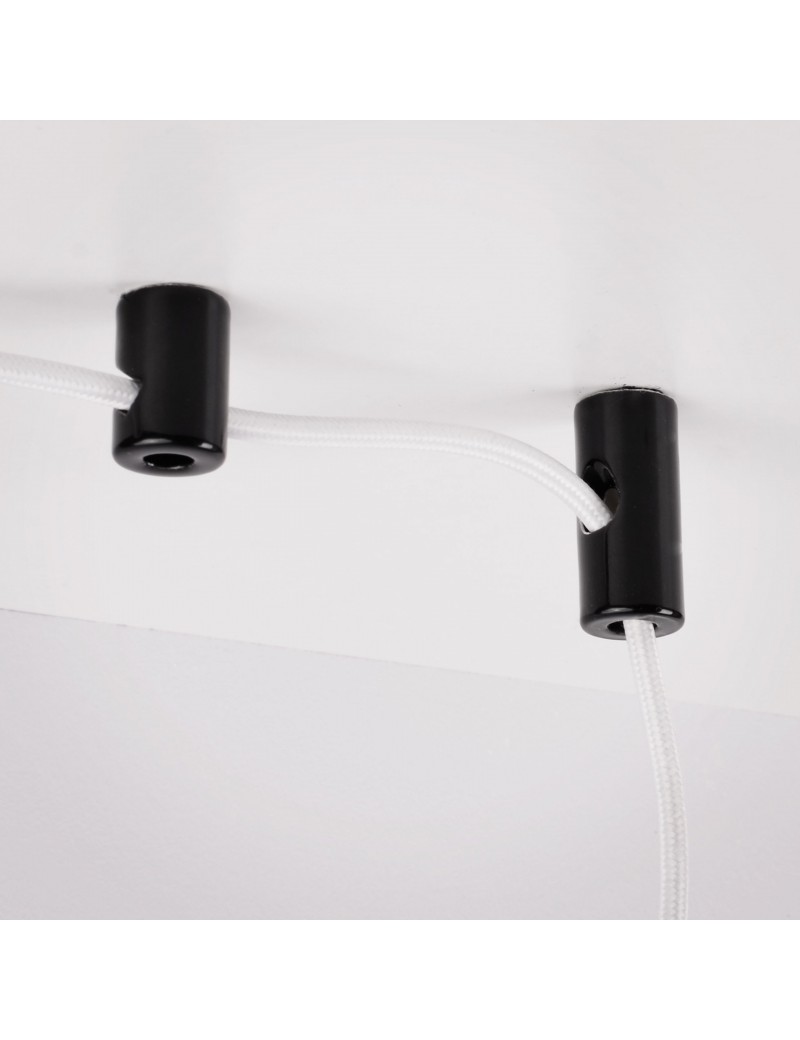 KERAMICKÝ HÁK NA KABEL 20x45mm ČERNÝ