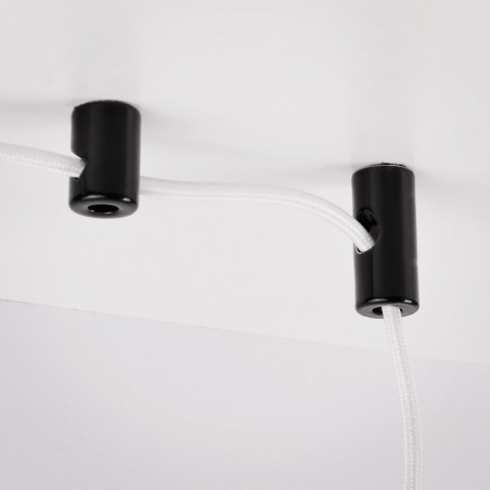 KERAMICKÝ HÁK NA KABEL 20x45mm ČERNÝ