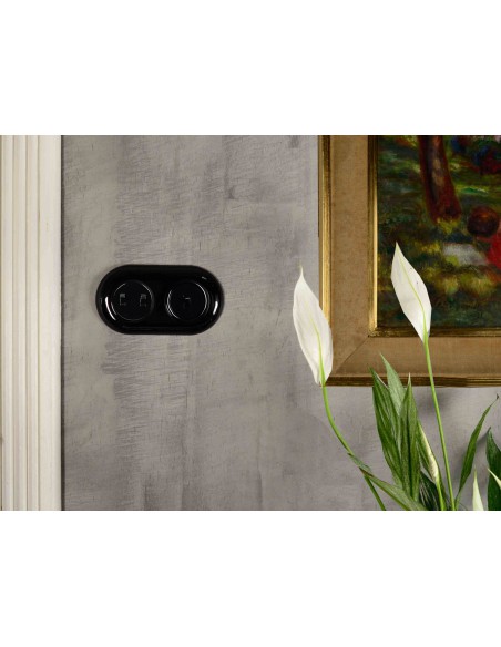 LOFT DUPLA KERET 156x 85mm FEKETE JLM "2" TÍPUS