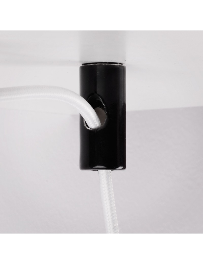 KERAMICKÝ HÁK NA KABEL 20x45mm ČERNÝ
