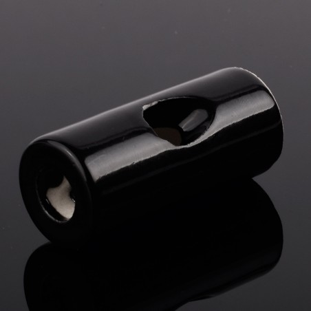 KERAMICKÝ HÁK NA KABEL 20x45mm ČERNÝ