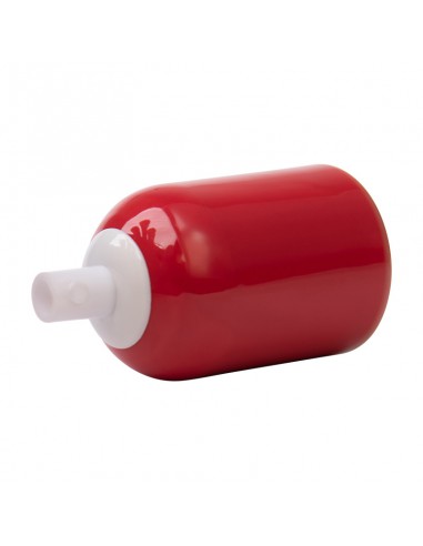 CERAMICZNA OPRAWKA ŻARÓWKI E27 CZERWONA