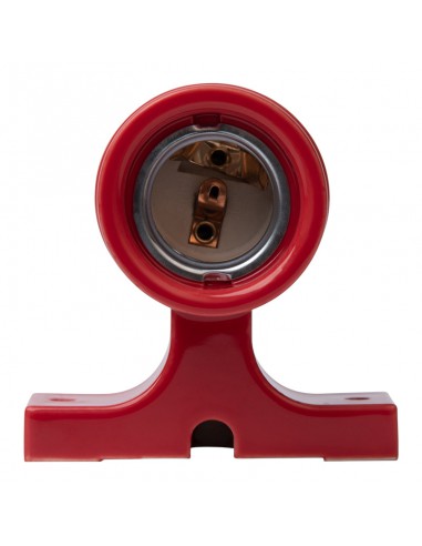 CERAMICZNY KINKIET E27 CZERWONY CK520W