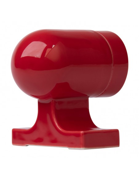 CERAMICZNY KINKIET E27 CZERWONY CK520W