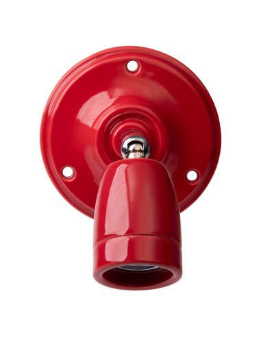 ČERVENÝ NASTAVITELNÝ NÁSTĚNNÝ/STROPNÍ KERAMICKÝ...