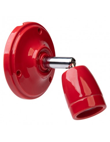 ČERVENÝ NASTAVITELNÝ NÁSTĚNNÝ/STROPNÍ KERAMICKÝ...