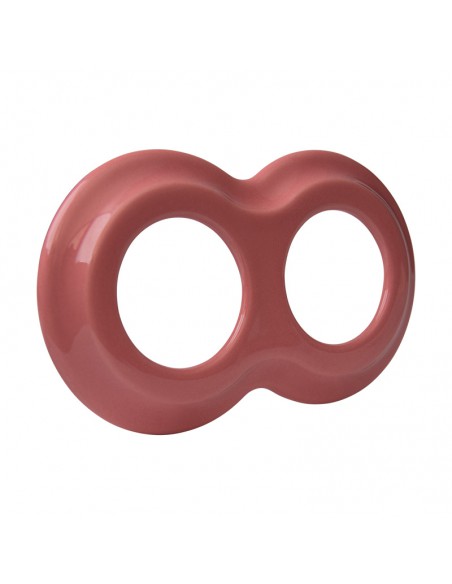 Kerámia dupla keret hóember pasztell lazac