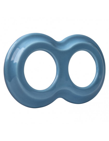 Cadre Céramique Double Bonhomme de Neige Pastel Azur