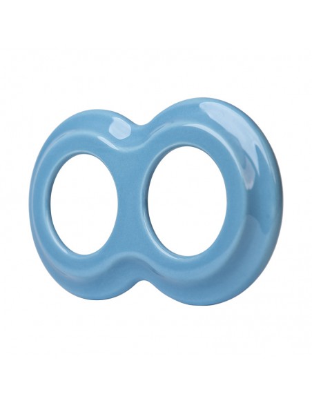 Cadre Céramique Double Bonhomme de Neige Pastel Azur