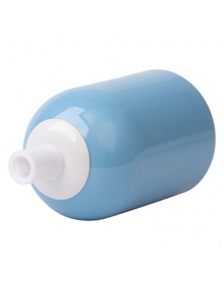 Douille de lampe en céramique E27 bleu pastel