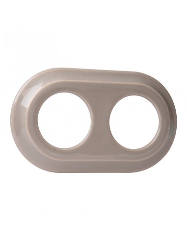 CERAMICZNA RAMKA DWUKROTNA PASTELOWA OLIWKA