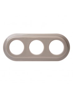 CERAMICZNA RAMKA TRZYKROTNA PASTELOWA OLIWKA 2