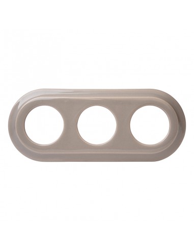 CERAMICZNA RAMKA TRZYKROTNA PASTELOWA OLIWKA