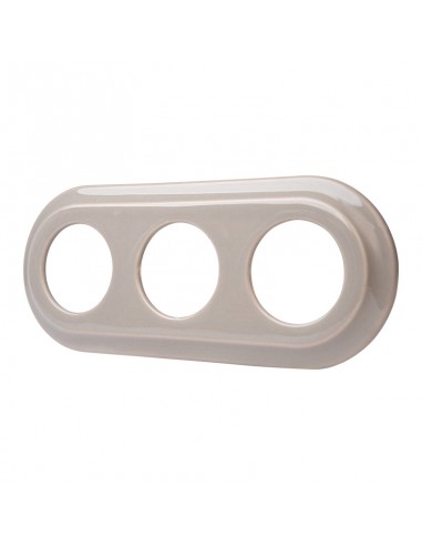 CERAMICZNA RAMKA TRZYKROTNA PASTELOWA OLIWKA