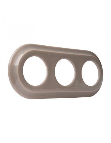 CERAMICZNA RAMKA TRZYKROTNA PASTELOWA OLIWKA