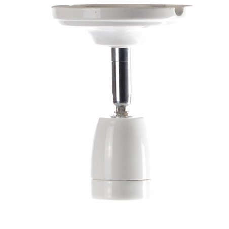 CERAMIC ADJUSTABLE WALL AND CEILING WALL LAMP WHITE CKREGW