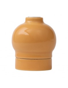 CERAMICZNA OPRAWKA ŻARÓWKI E27 XD06W ŻÓŁTA