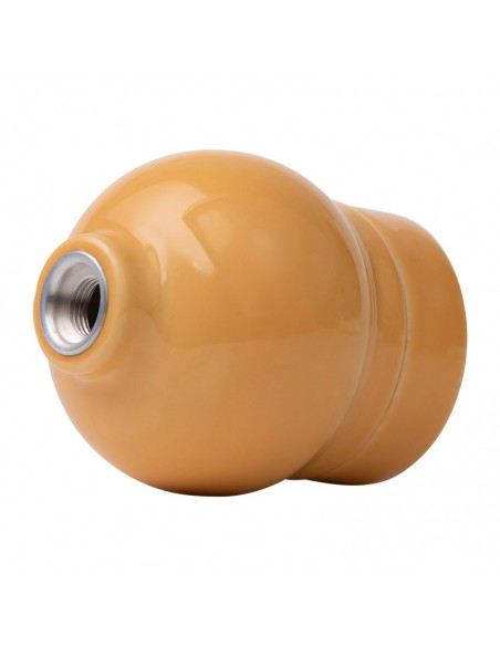 Keramická objímka žiarovky E27 XD06W žltá