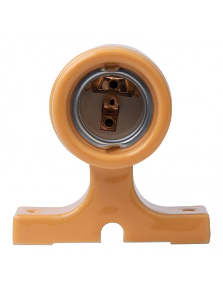 CERAMICZNY KINKIET E27 ŻÓŁTY CK520W