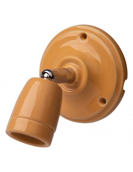 Applique murale et plafonnier réglable en céramique jaune