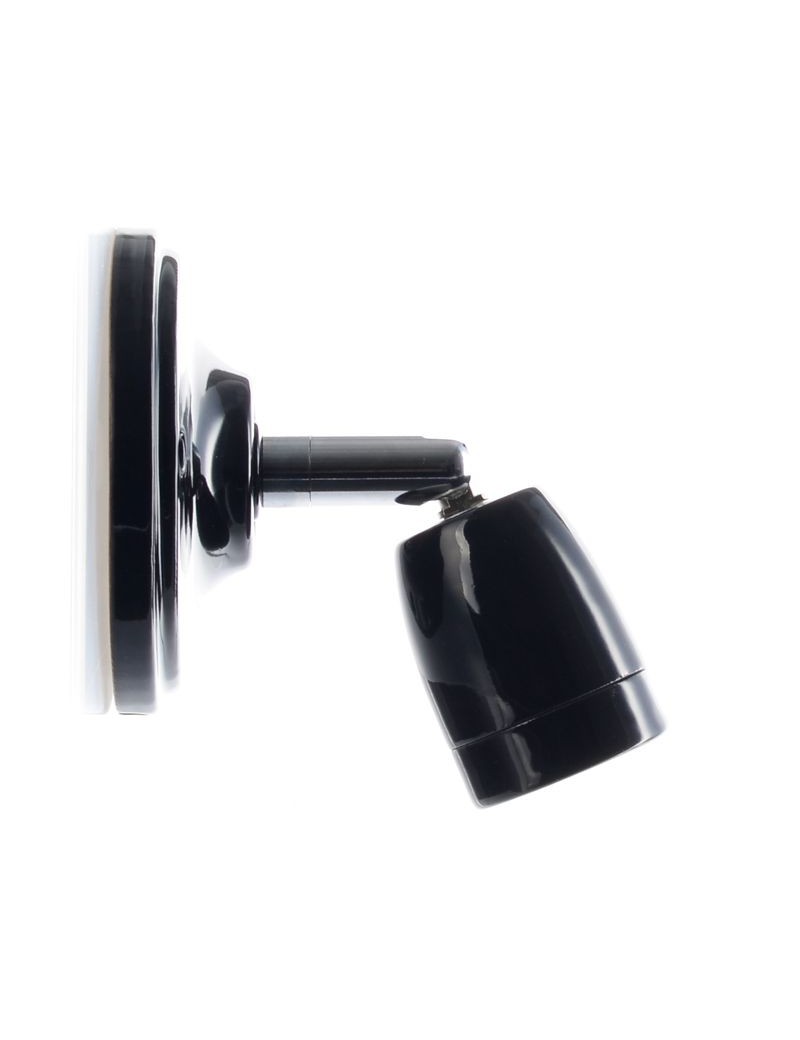 KERAMICKÉ NÁSTENNÉ SVIETIDLO ČIERNE