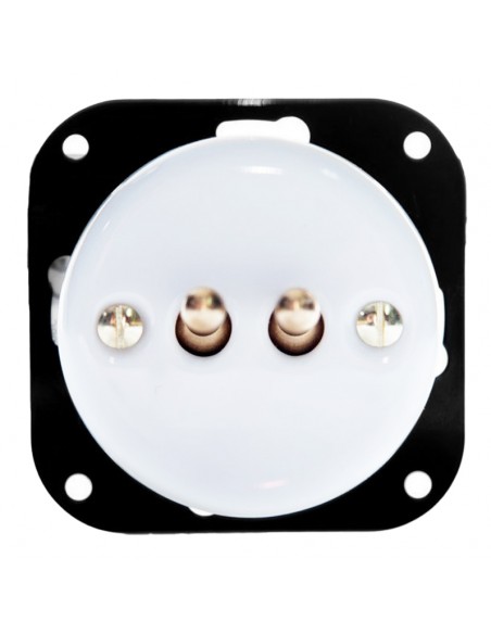 KERÁMIA FALSÍK ALATTI KAPCSOLÓ KÉTSÁVOS KAROS FEHÉR