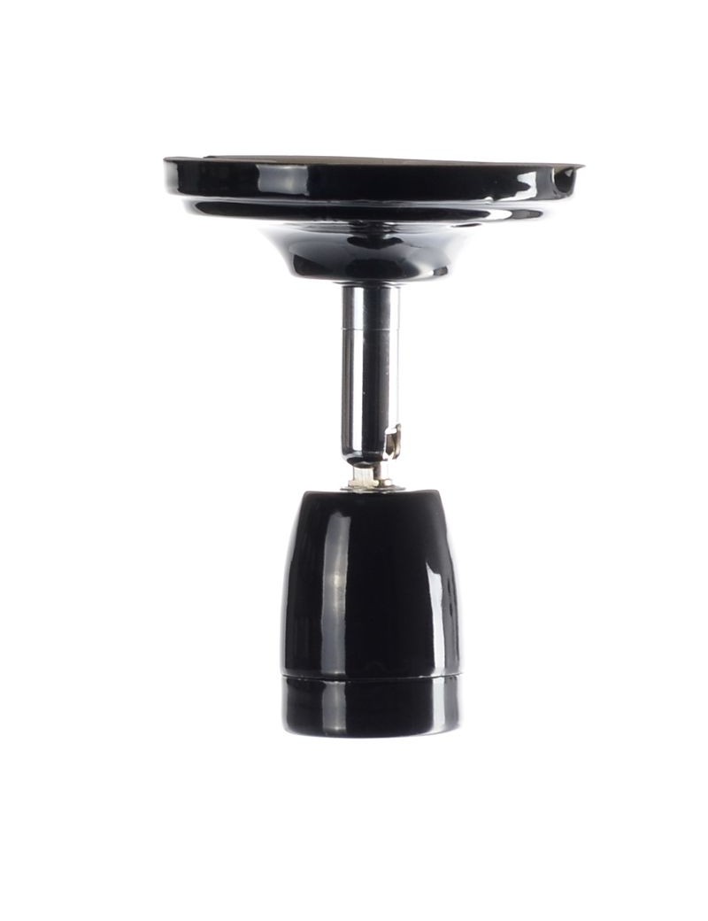 KERAMICKÉ NÁSTENNÉ SVIETIDLO ČIERNE