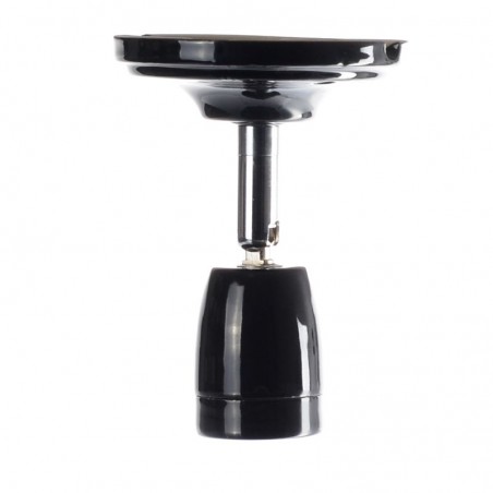 KERAMICKÉ NÁSTENNÉ SVIETIDLO ČIERNE