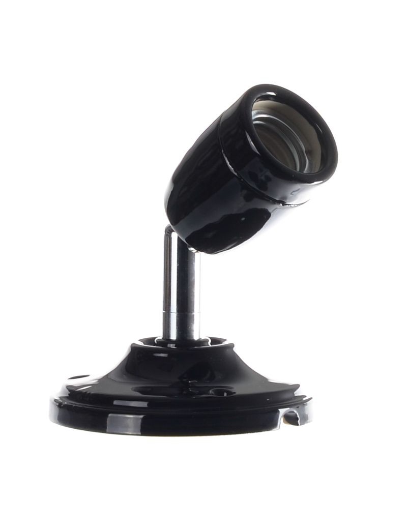 KERAMICKÉ NÁSTENNÉ SVIETIDLO ČIERNE