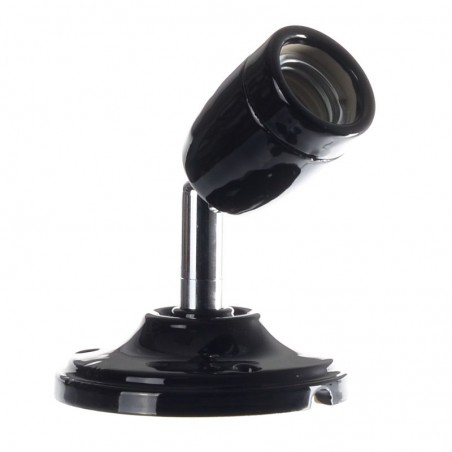 KERAMICKÉ NÁSTENNÉ SVIETIDLO ČIERNE