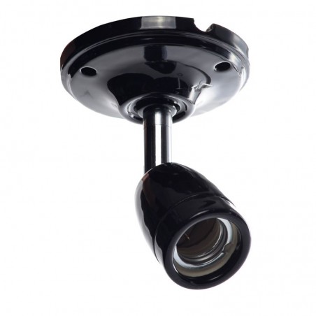 KERAMICKÉ NÁSTENNÉ SVIETIDLO ČIERNE