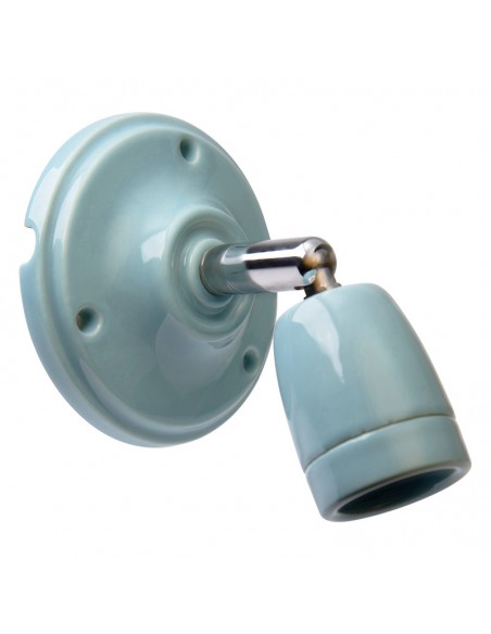 Állítható kerámia fali/ mennyezeti lámpa pasztell menta