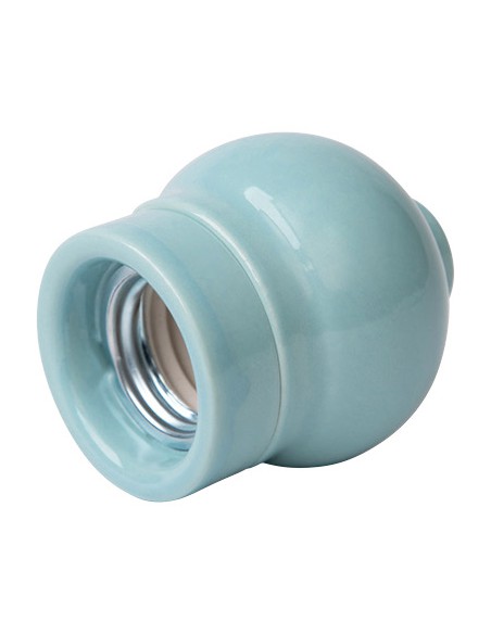 Douille en céramique E27 XD06W menthe pastel