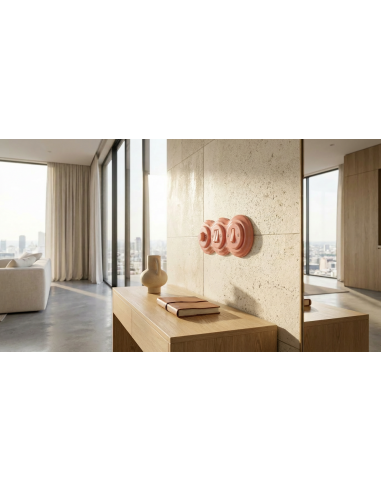 Kerámia hármas keret Hóember Pasztell Lazac