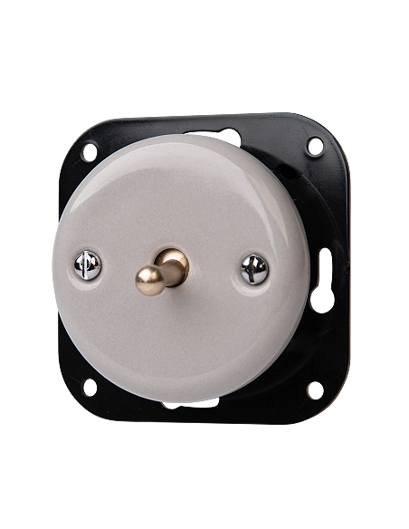 Interruptor unipolar de escalera con palanca