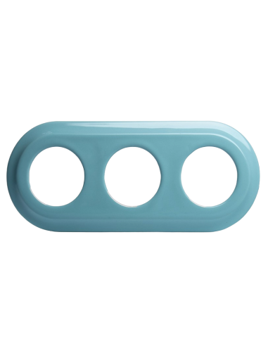 TRIPLE PASTELE MINT  CERAMIC FRAME
