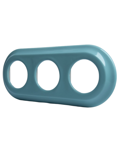 TRIPLE PASTELE MINT  CERAMIC FRAME