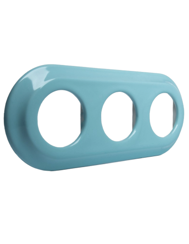 TRIPLE PASTELE MINT  CERAMIC FRAME