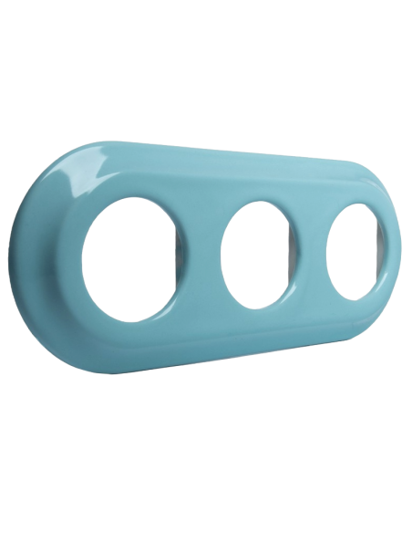 TRIPLE PASTELE MINT  CERAMIC FRAME