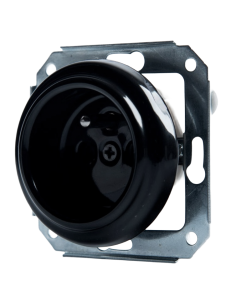 KERAMICKÁ PODOMIETKOVÁ ZÁSUVKA ČIERNA BEZ RÁMČEKA