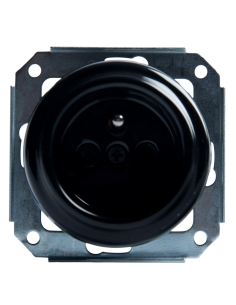 KERAMICKÁ PODOMIETKOVÁ ZÁSUVKA ČIERNA BEZ RÁMČEKA 2