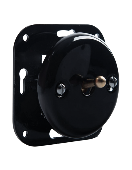 KERÁMIA FALSÍK ALATTI KAPCSOLÓ EGYVÁGÁNYÚ KAROS FEKETE