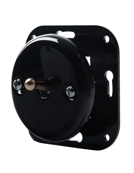 KERÁMIA FALSÍK ALATTI KAPCSOLÓ EGYVÁGÁNYÚ KAROS FEKETE