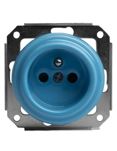 CERAMIC SOCKET FLUSH-MOUNTED WITHOUT FRAME